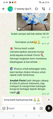 Testimonial Standing Flower ganjar sabar